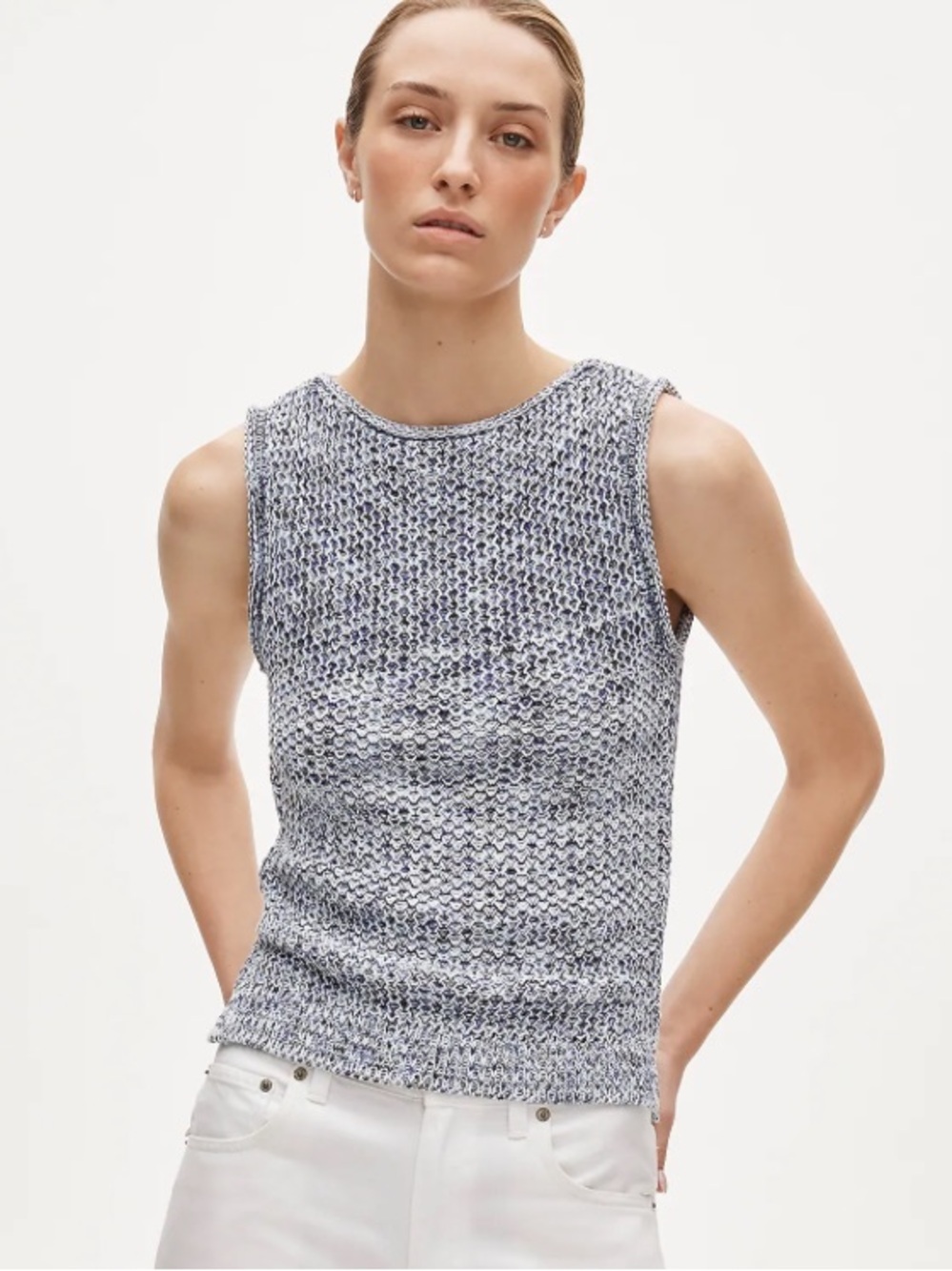 J crew Space-dyed sweater-tank